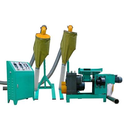 Machine de pelletisation de feuille de plastique d'extrusion électromagnétique pour la réutilisation de PVC
